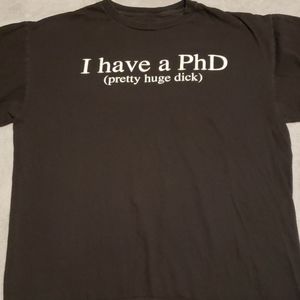 Mens graphic college tee